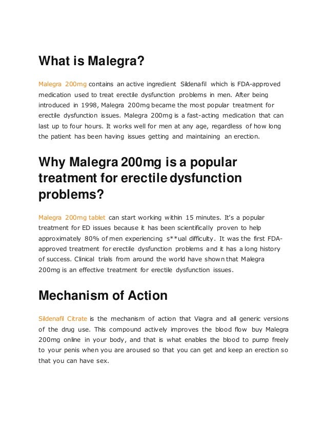 Malegra 200mg online