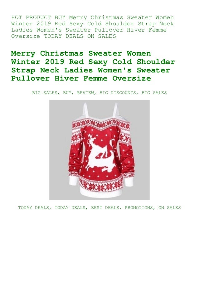 red pullover women's