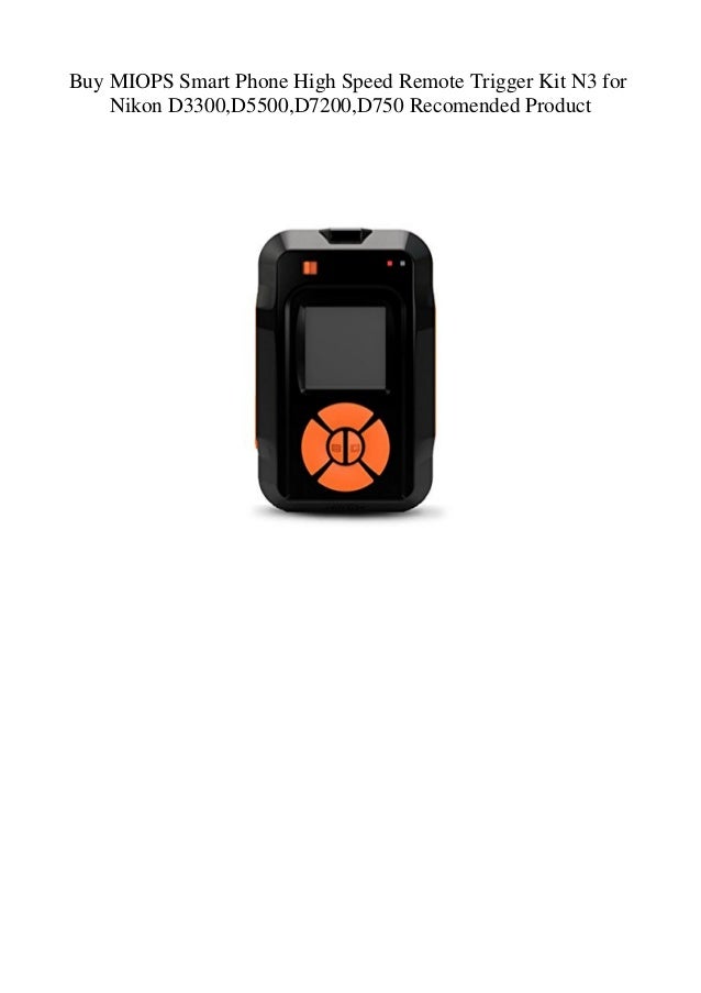 Buy MIOPS Smart Phone High Speed Remote 