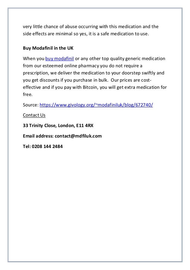 Modafinil cost uk