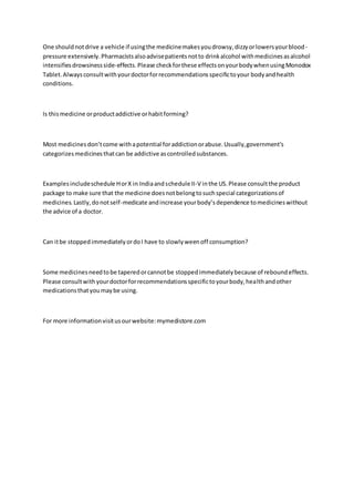 Order Monodox Generic