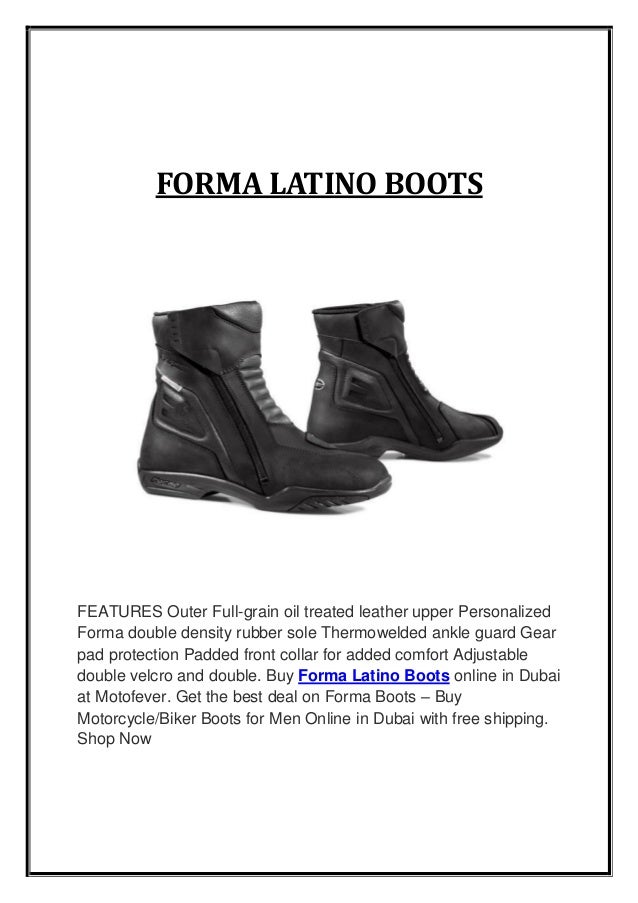 forma latino boots