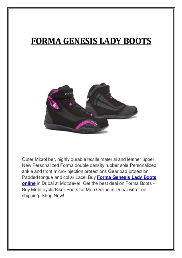forma genesis boots