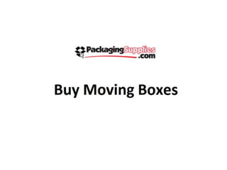Buy Moving Boxes