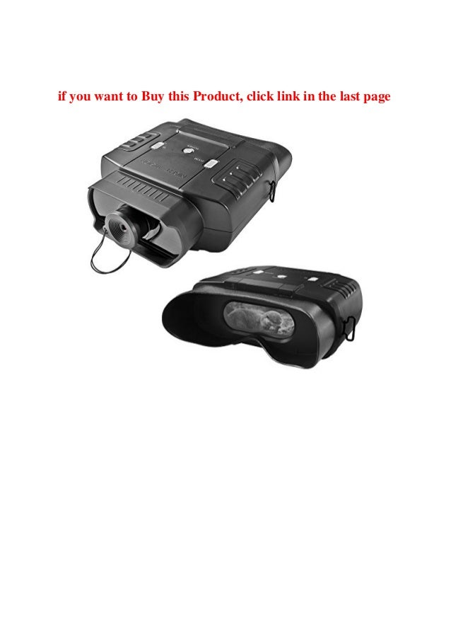 Nightfox 100V Widescreen Digital Night Vision Infrared Binocular with Zoom 3x20