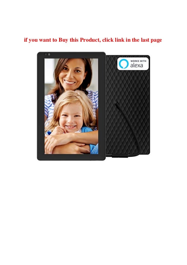 Nixplay Seed Digital Photo Frame Wifi 13 Inch W13b Show Pictures
