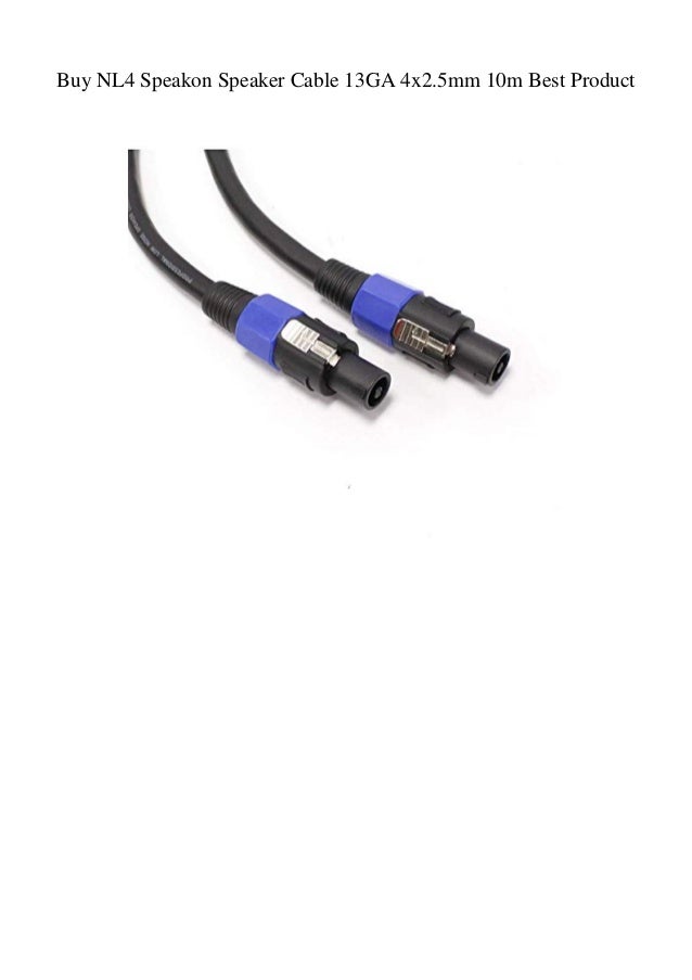 speakon 10m