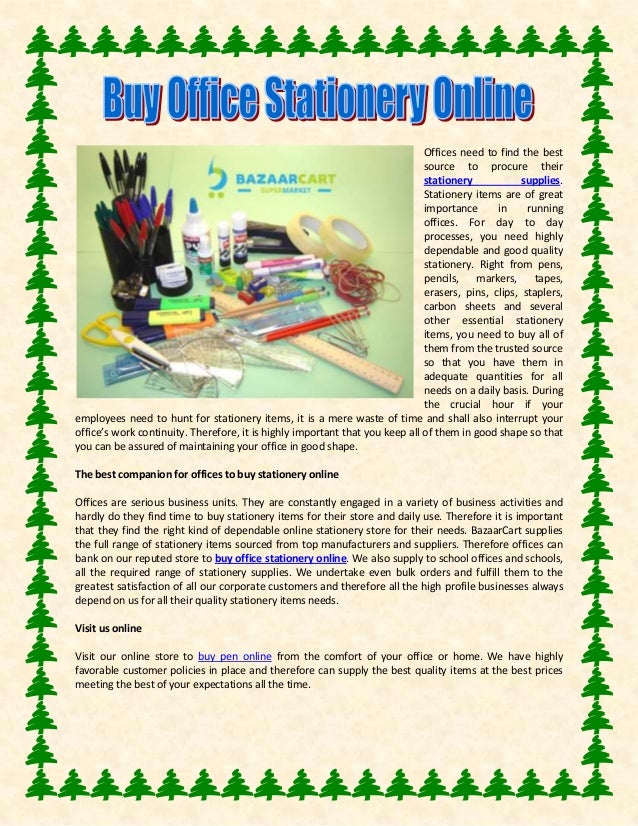 Buy office stationery online