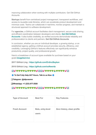 Buy Old GitHub Accounts Safely in 2026.pdf