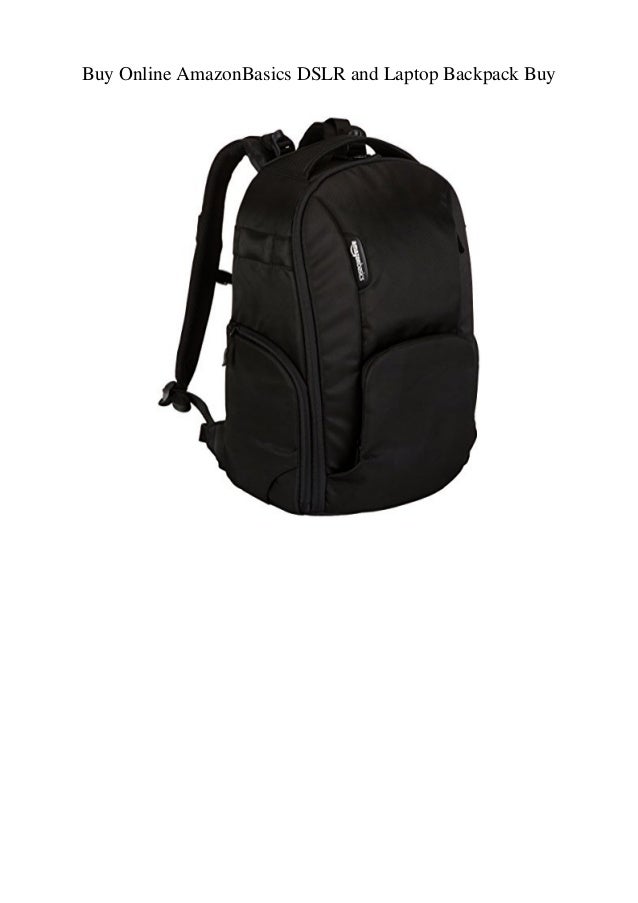 amazonbasics dslr and laptop backpack