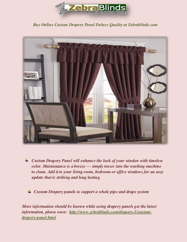 Custom Drapery Panel