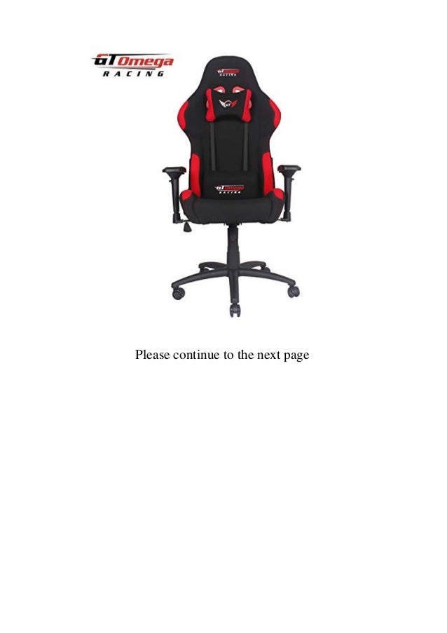gt omega pro racing office chair