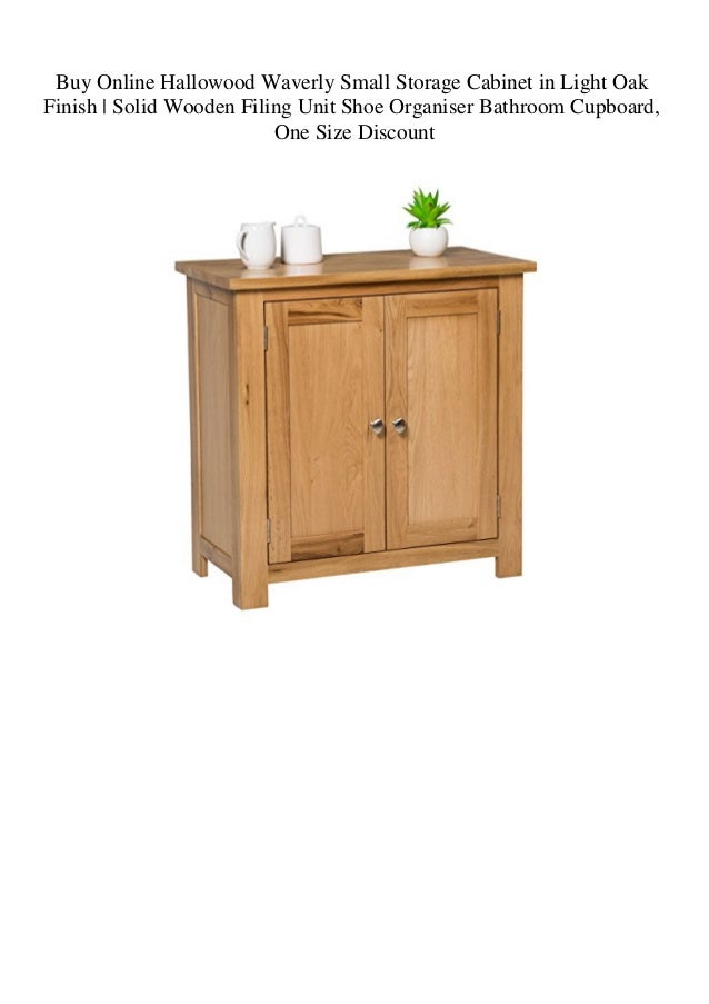 Buy Online Hallowood Waverly Small Storage Cabinet In Light Oak Finis
