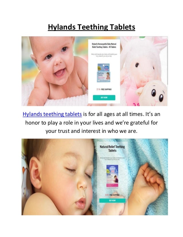 hyland's teething tablets 2019