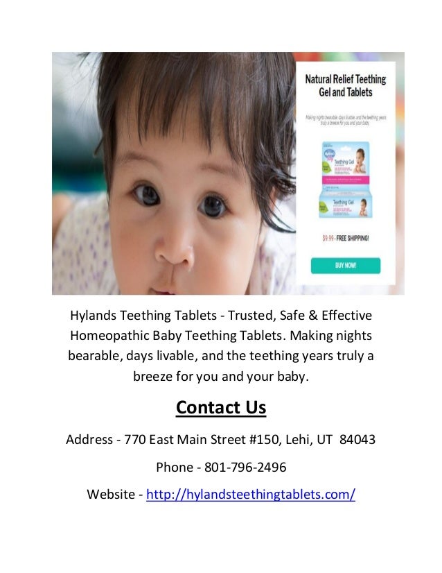 hyland's teething tablets 2019