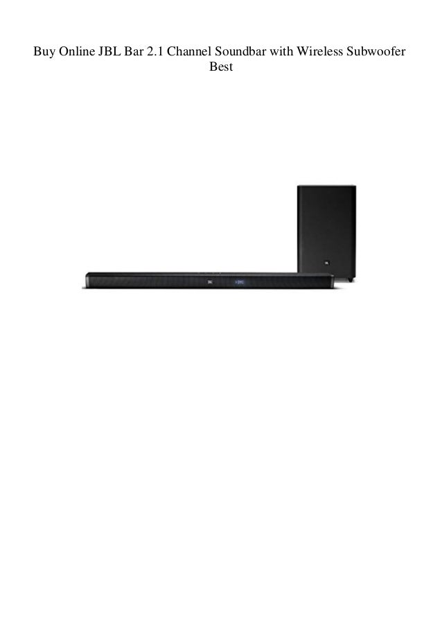 jbl soundbar 21