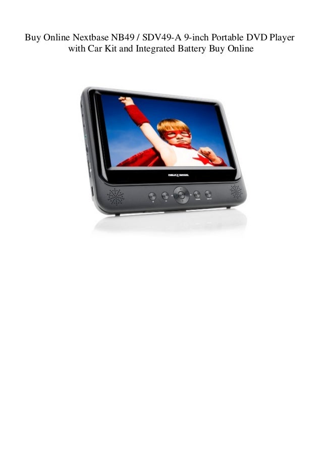 Buy Online Nextbase NB49 SDV49A 9inch Portable DVD Player with Car…