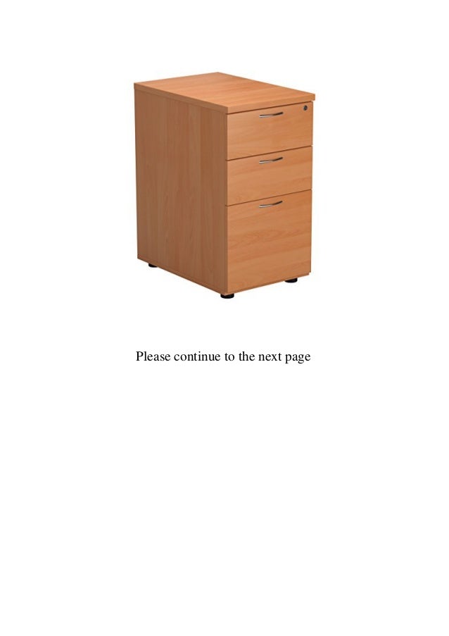Wood Office Hippo 2 Drawer Filing Cabinet Beech Pre Assembled Home