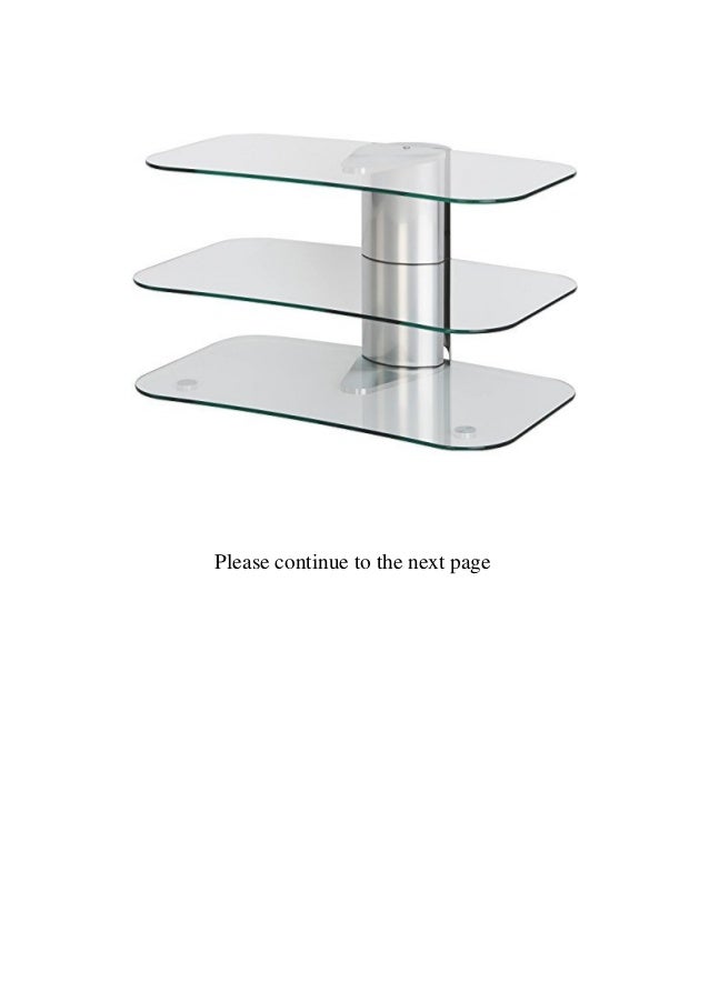 Buy Online Off The Wall ARC 800 Silver Curved Glass TV Stand Fits up to