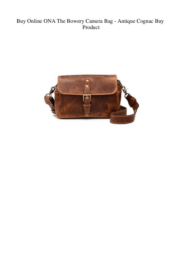 ona bowery camera bag