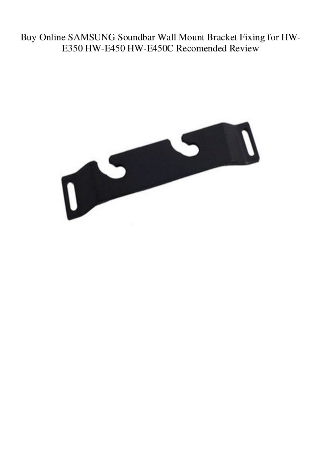 samsung soundbar wall mount bracket