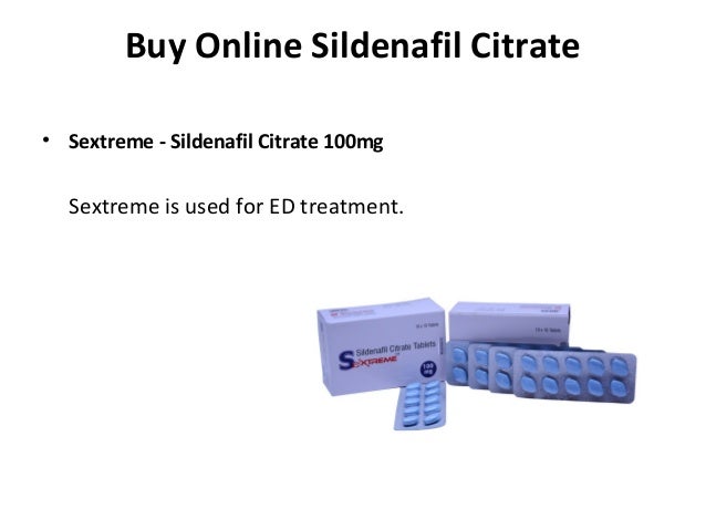 Buy Sildenafil Citrate Online From India
