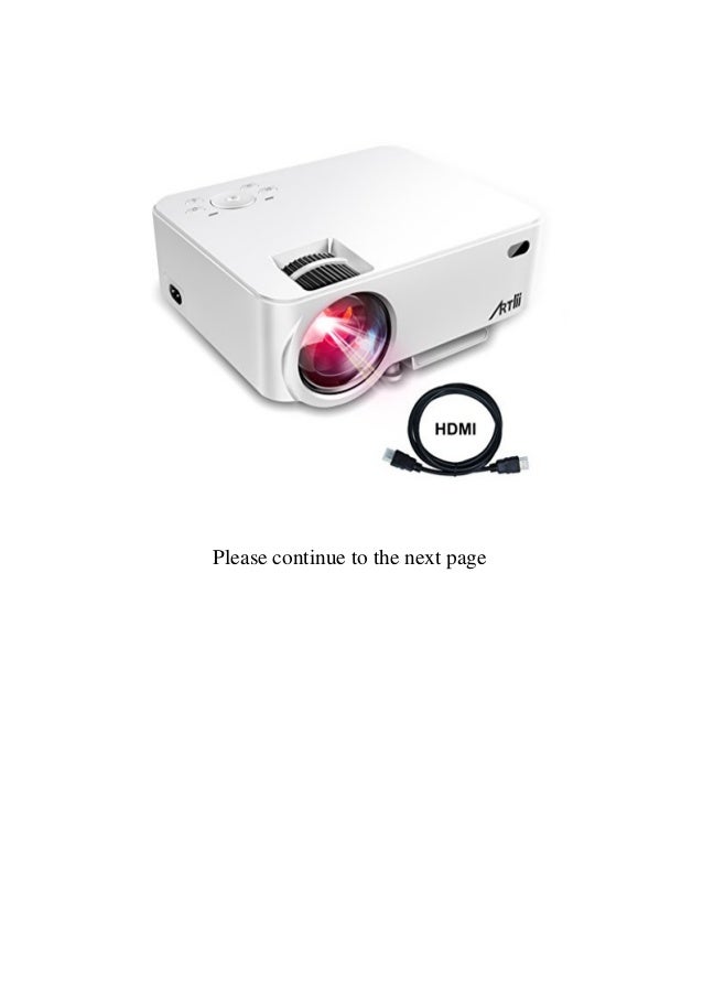 Buy Online Video Projector Artlii Portable Movie Projectors with 2000
