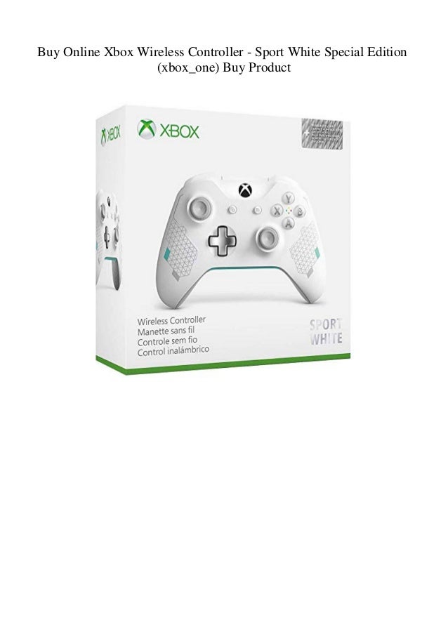 xbox wireless controller sport white