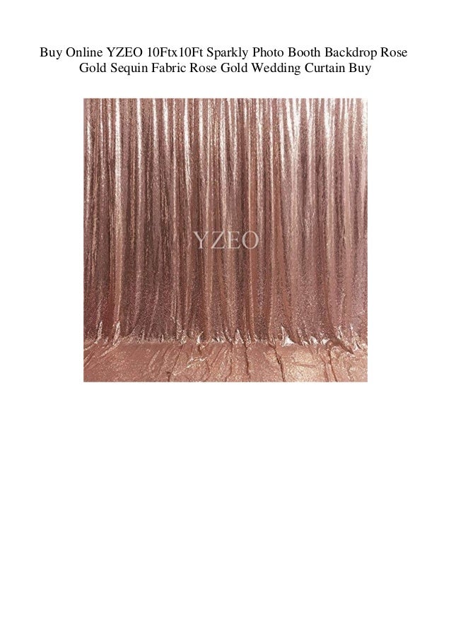 Buy Online Yzeo 10ftx10ft Sparkly Photo Booth Backdrop Rose Gold Sequ