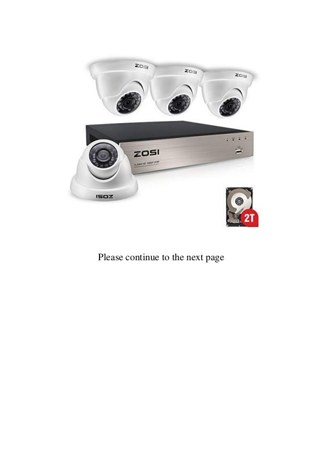 Buy Online ZOSI 8 Channel 1080P Security Camera Syetem 2TB Hard Drive