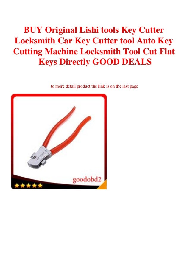 BUY Original Lishi tools Key Cutter Locksmith Car Key Cutter tool Auto