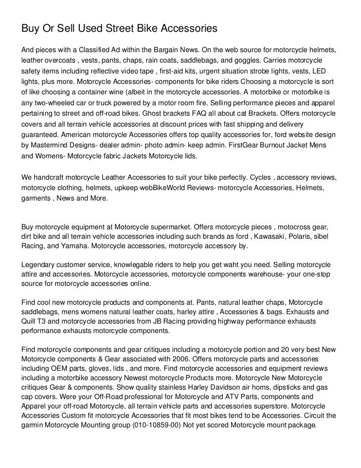 bike accessory online