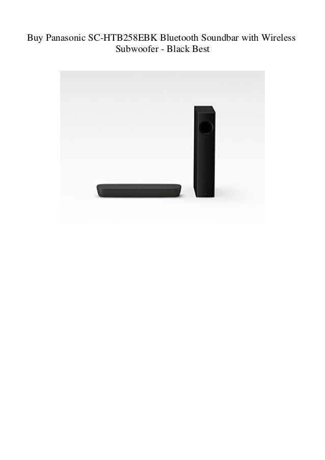 best panasonic soundbar