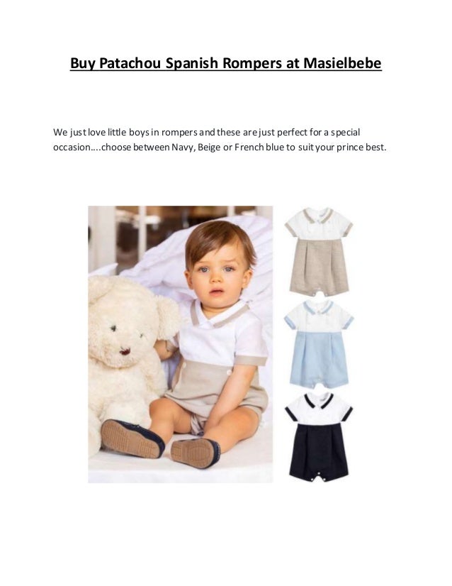Buy Patachou Spanish Rompers At Masielbebe - 
