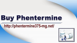 Buy Phentermine