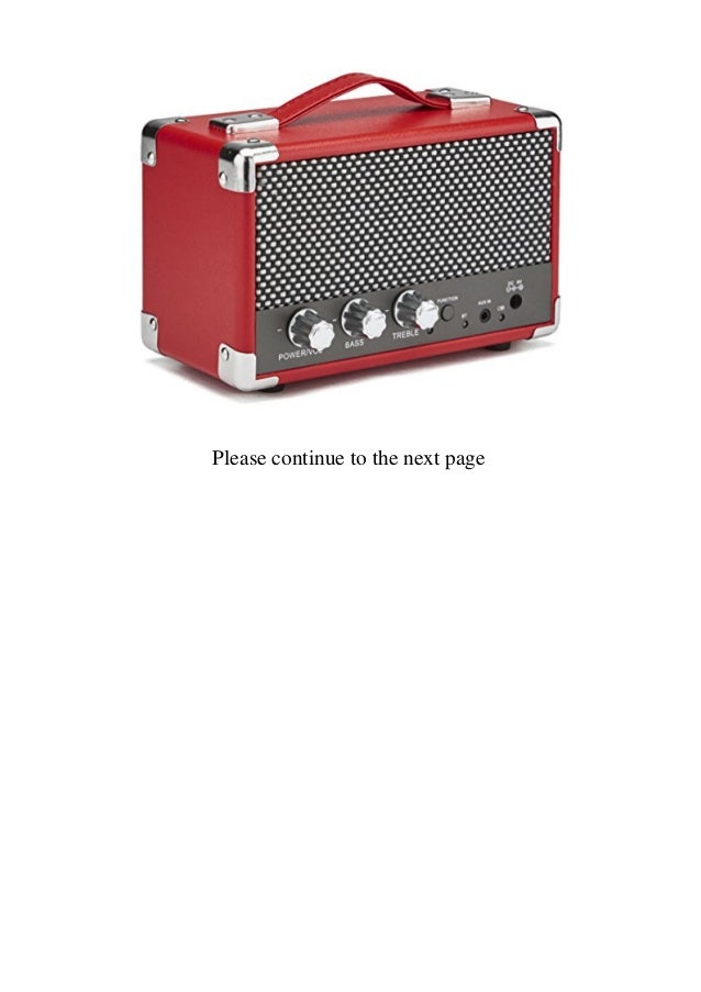 gpo westwood bluetooth speaker