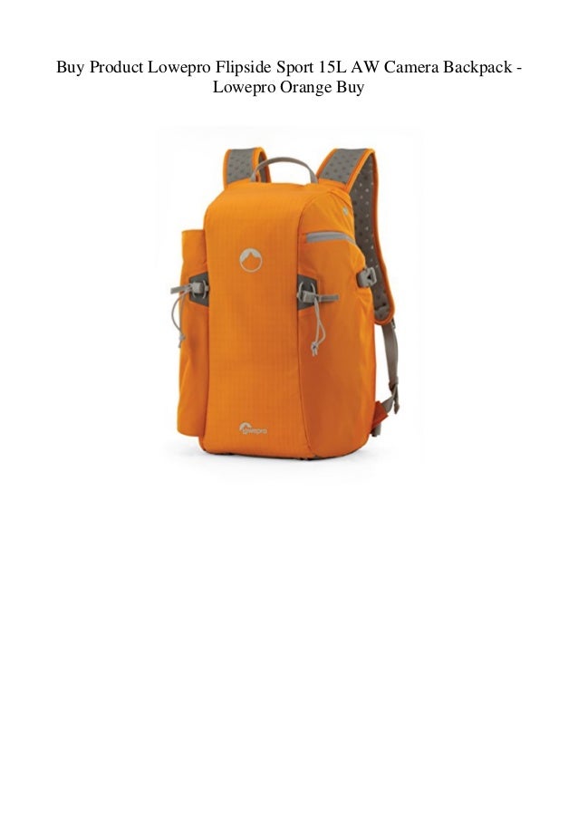 lowepro camera backpack orange