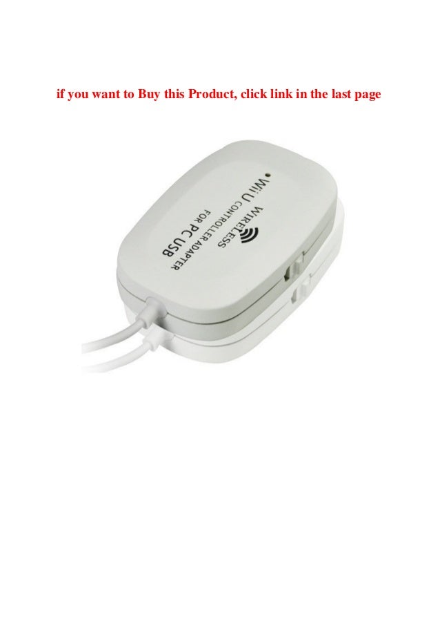 Buy Product Mayflash W009 Wireless Wii U Pro Controller Adapter For P