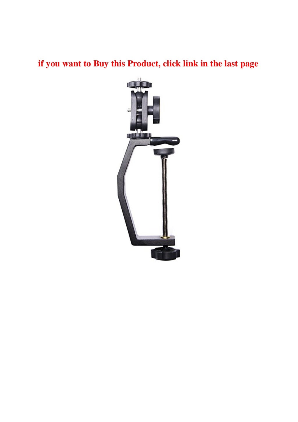 Buy Product PEDCO Ultra 4.0 Camera Clamp Black Buy Product
