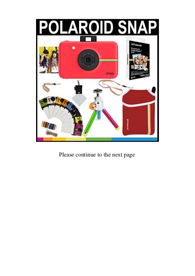 zink paper 2x3 polaroid snap