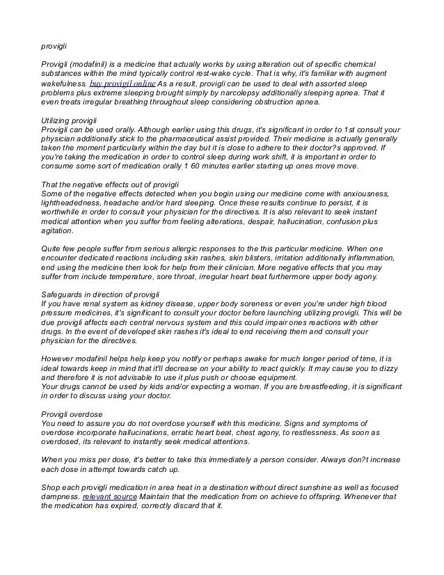Provigil Online Shop