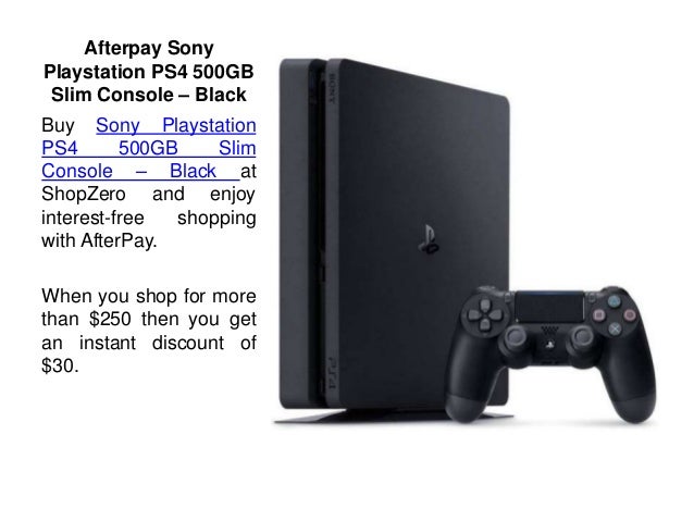 ps4 with afterpay