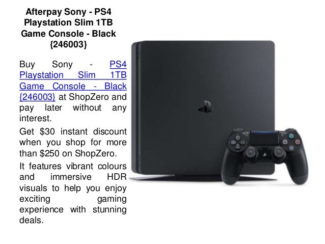 ps4 afterpay