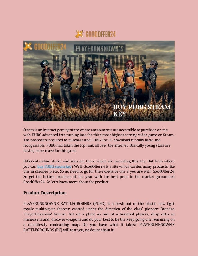 Buy Pubg Steam Key At The Best Price Buy Pubg Steam Key At The Best Price