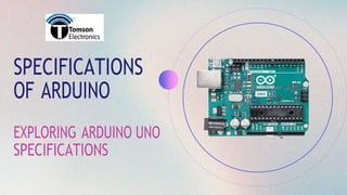 Buy Quality Arduino Boards Online Tomson Electronics.docx