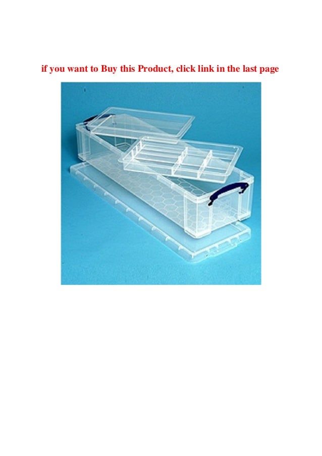 Buy Really Useful Wrapping Paper Storage Box 22 Litres With 2 Tray