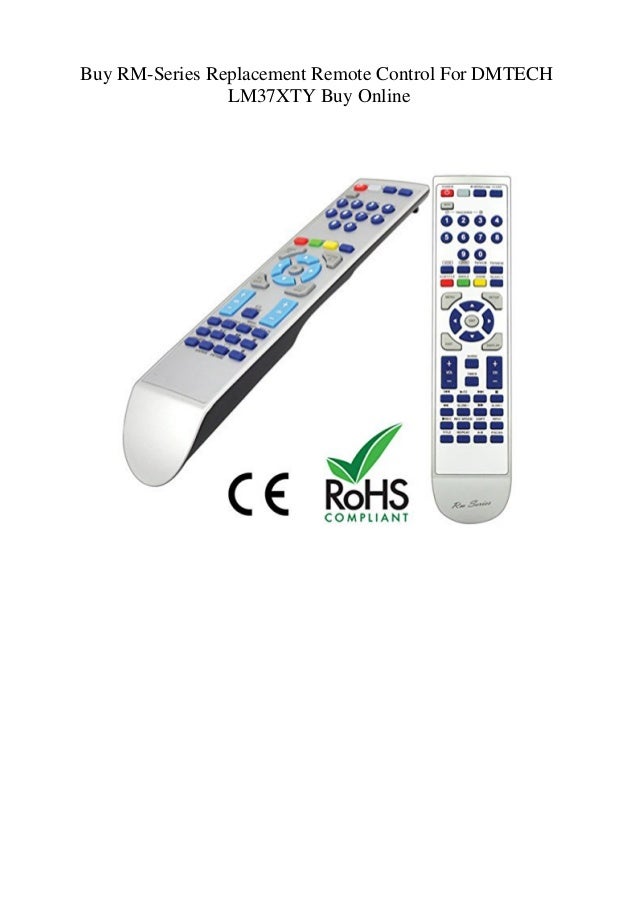 Buy RMSeries Replacement Remote Control For DMTECH LM37XTY Buy Online