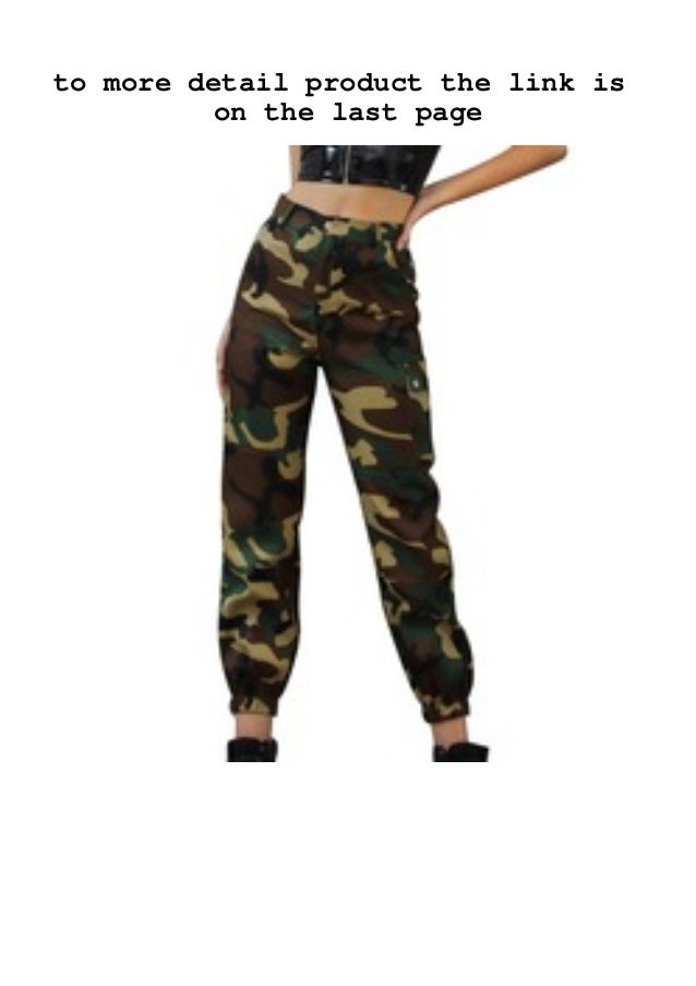 green cargo pants womens plus size