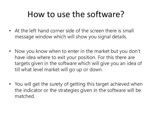 Intraday trading signals