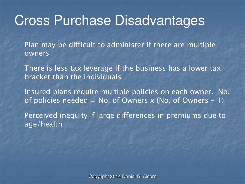 Buy Sell Agreements Funded with Life Insurance